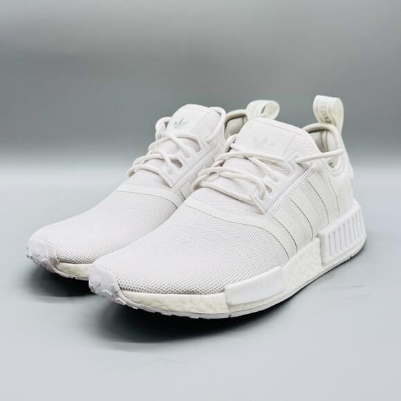 Adidas Shoes Womens 9 White Primeblue NMD R1 Athletic Running Sneakers Comfort - Picture 4 of 13
